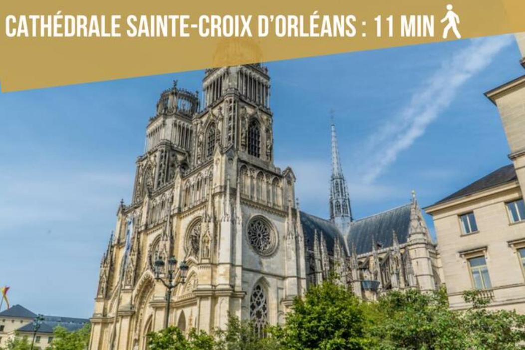 Somptueux Studio Hyper Centre Avec Wifi Apartment Orleans Luaran gambar